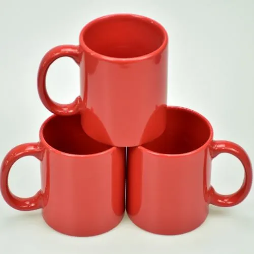 Wholesale Custom Logo Solid Color Blank Ceramic Mug